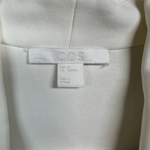 COS Off-White Long Sleeve Blouse Top EU XS / US 0/2 Women's Pre  Owned - Picture 5 of 11